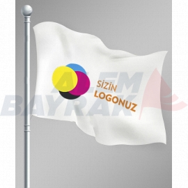 �zel Logolu G�nder Bayra�� (Tek Adetli)