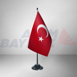 Türk Tekli Masa Bayrağı Takımı